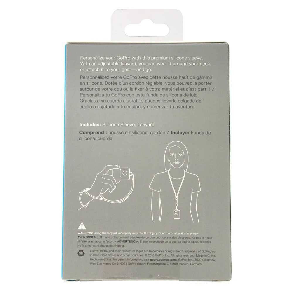 GoPro Premium Silicone Case With Lanyard White 4 GoPro Premium Silicone Case With Lanyard White - Image 2