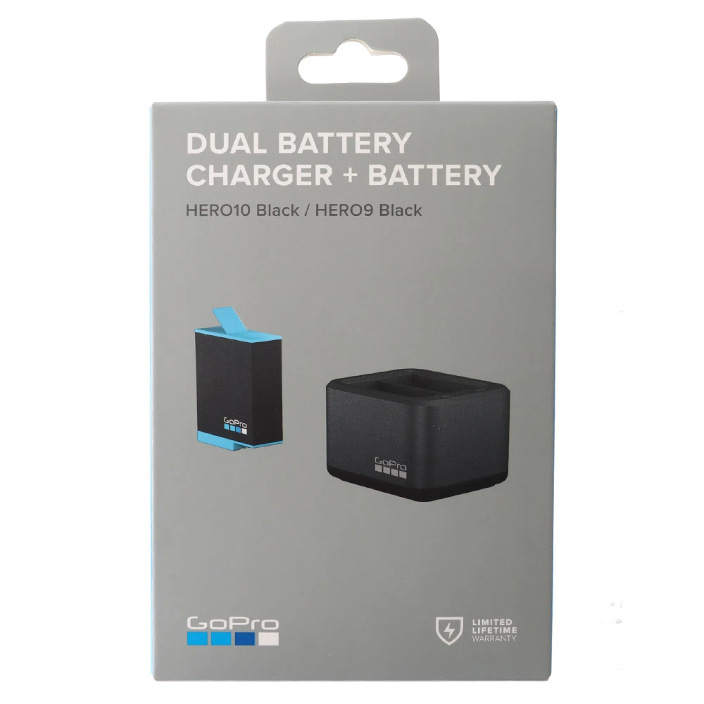 GoPro Dual Battery Charger For HERO9/HERO10 Black With Battery 3 GoPro Dual Battery Charger For HERO9/HERO10 Black With Battery