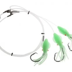 H2o Pro 3-Hook Lumo Squid Deep Dropper Rig -Gopro Shop 3hooklumosquiddeepdroprig13 0greenlumo 2