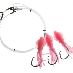 H2o Pro 3-Hook Lumo Squid Deep Dropper Rig -Gopro Shop 3hooklumosquiddeepdroprig13 0pinklumo 2