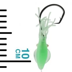 H2o Pro 5-Hook Lumo Squid Deep Dropper Rig -Gopro Shop 5hooklumosquiddeepdroprig15 0greenlumo 3 1