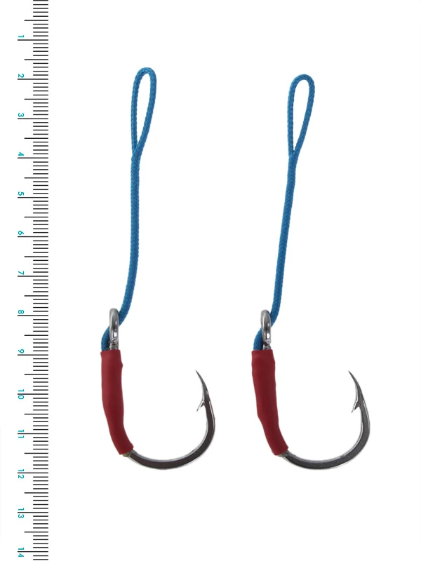 H2o Pro Razor Assist Hook Rigs 2/0 Qty 2 3 H2o Pro Razor Assist Hook Rigs 2/0 Qty 2