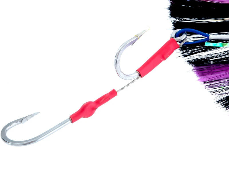 H2o Pro X-Bullet Game Lure Rigged 9/0 Purple/Black 6 H2o Pro X-Bullet Game Lure Rigged 9/0 Purple/Black - Image 4