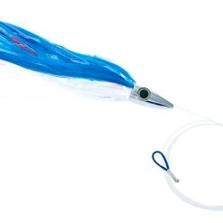 H2o Pro X-Bullet Game Lure Rigged 9/0 Blue/White
