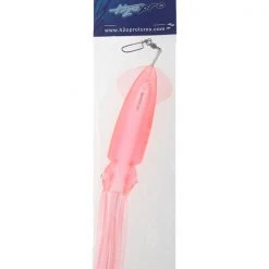 H2o Pro Single Rigged Squid For Dredges And Daisy Chains 9in Pink